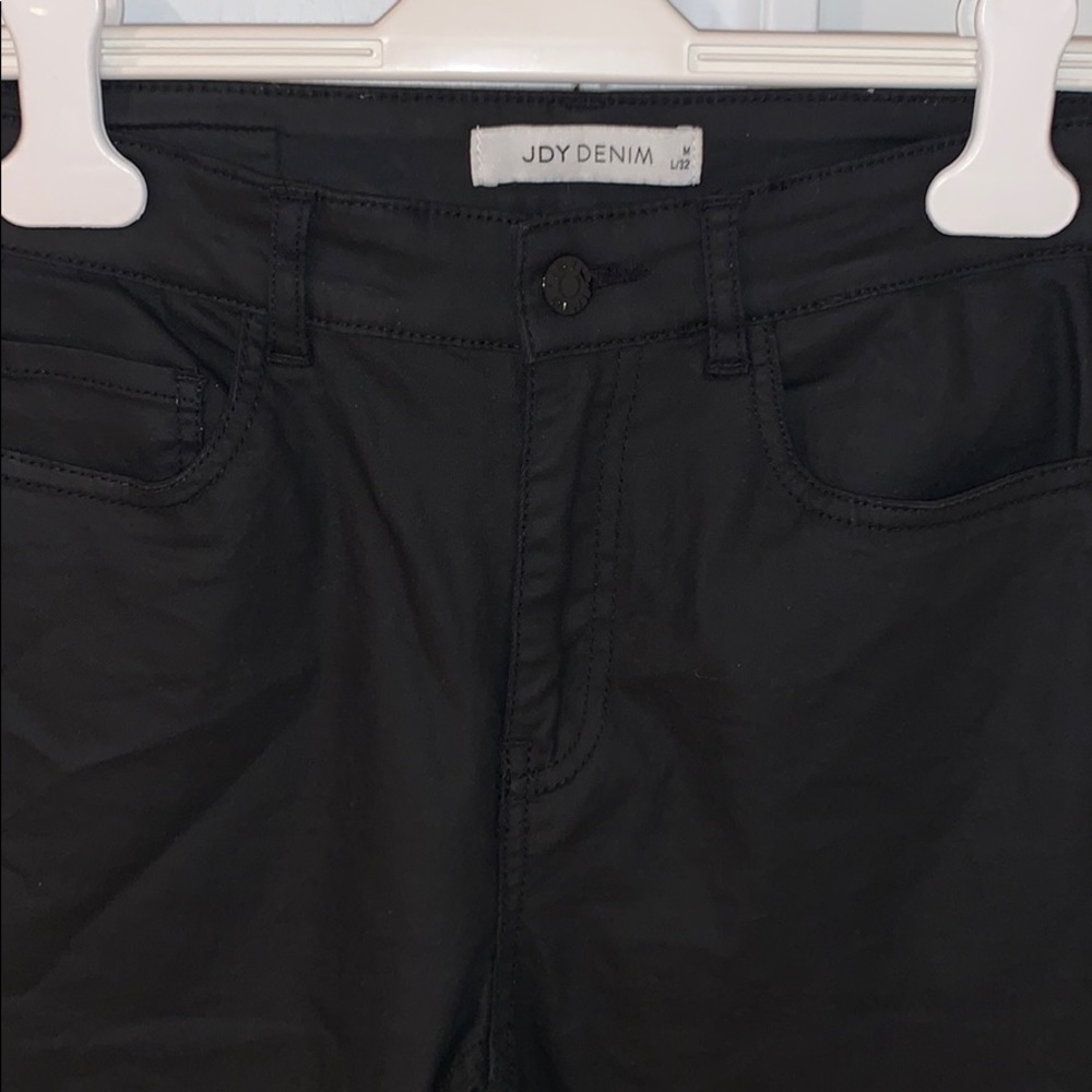 Black Coated Skinny Jeans